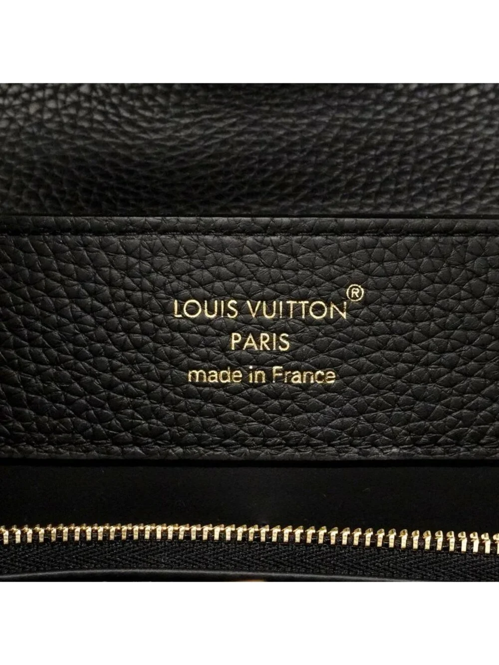 Louis Vuitton Handbag Taurillon Capucines MM Black 2-Way